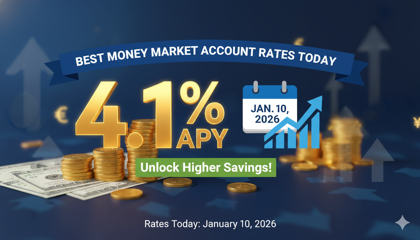 Best Money Market Account Rates Today, January 10, 2026