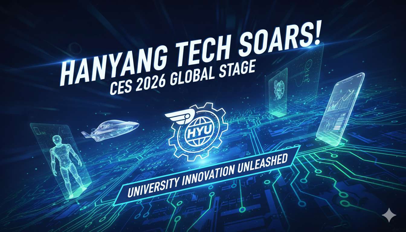 Hanyang University Takes Center Stage at CES 2026 with Pioneering Tech Commercialization