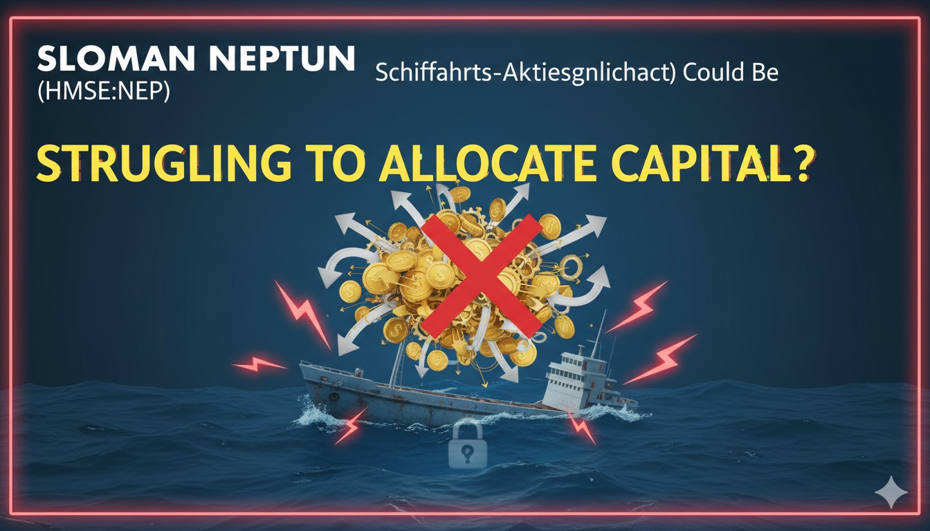Graph showing declining ROCE trend for SLOMAN NEPTUN Schiffahrts-Aktiengesellschaft