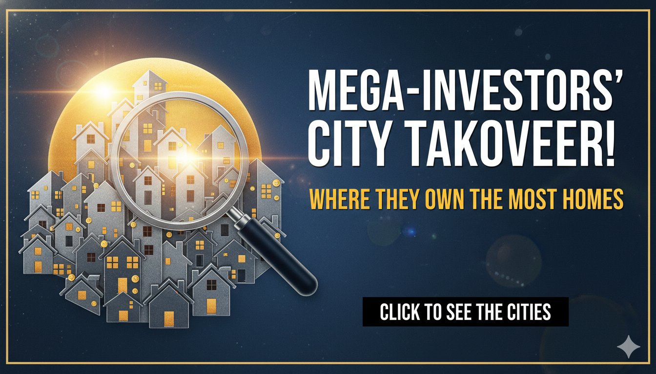 Mega-Investors’ Stronghold: Cities Where Institutional Landlords Dominate Single-Family Rentals
