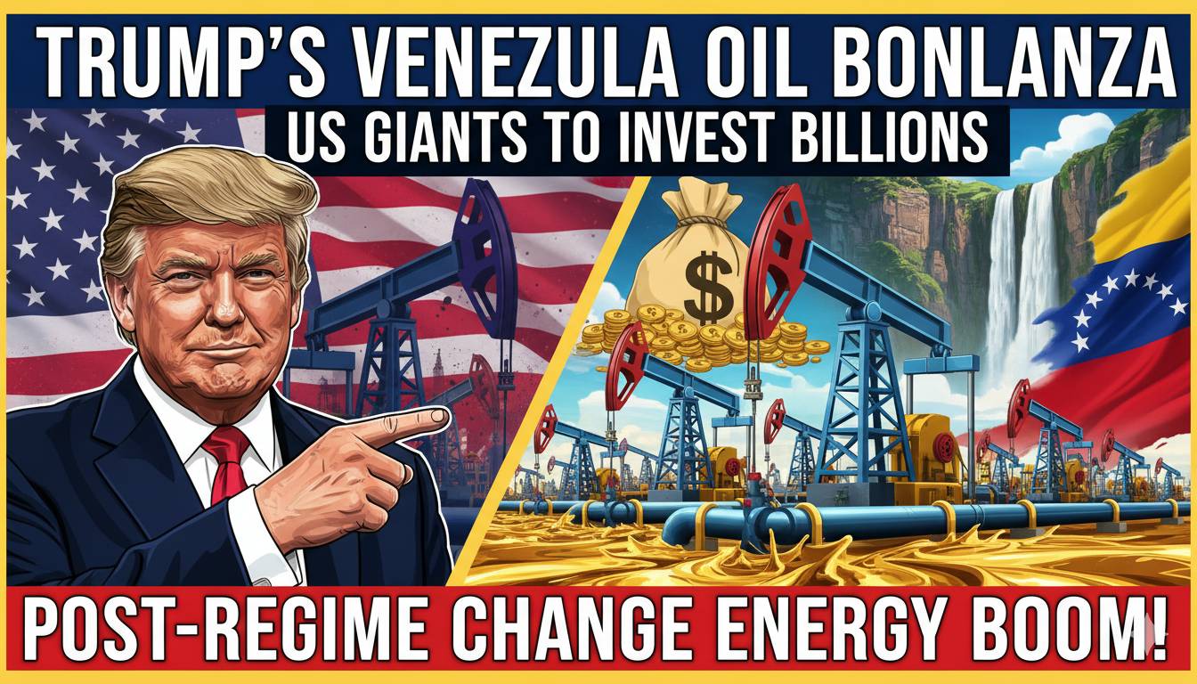 Trump Announces Massive US Oil Investments in Venezuela After Regime Overhaul