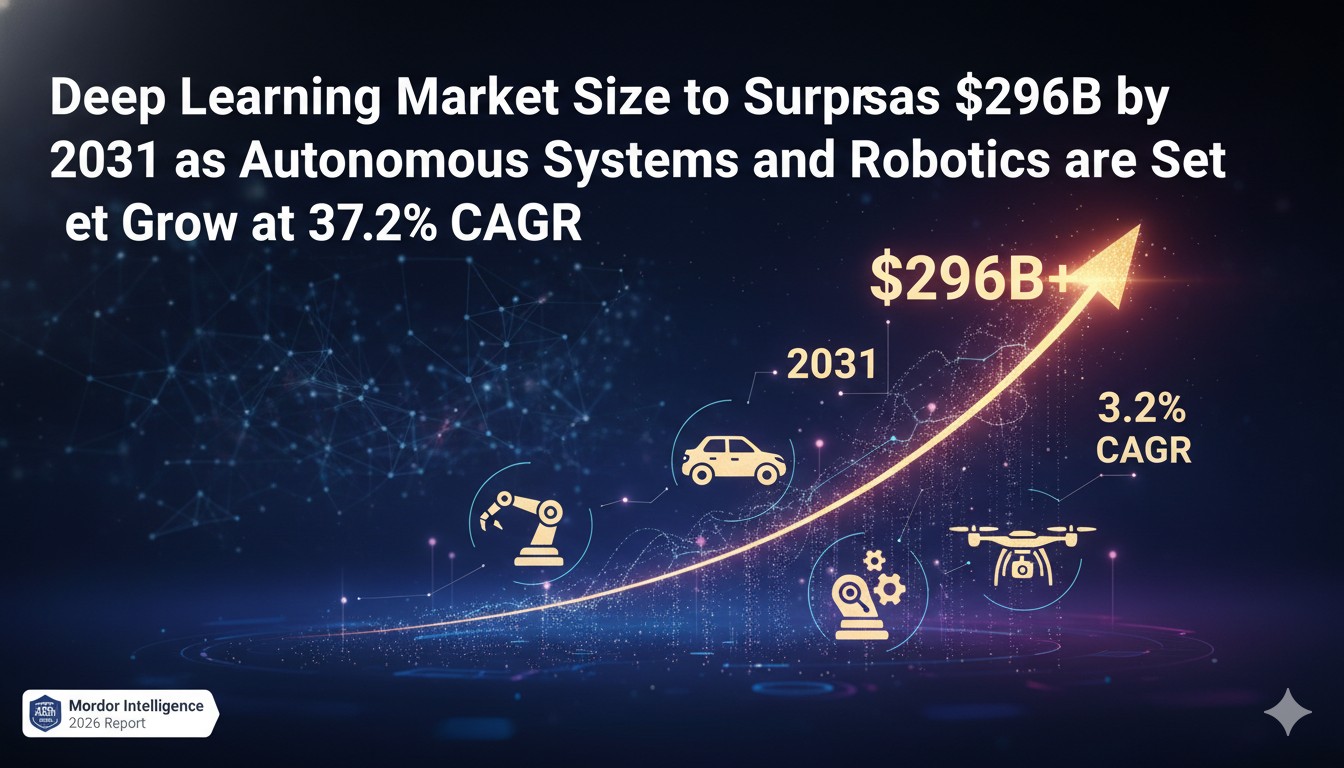 The Deep Learning Market is Poised for Explosive Growth, Reaching $296 Billion by 2031