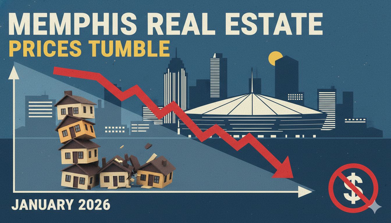 The Memphis real estate market has shown signs of softening in early 2026, with home prices experiencing declines in January amid shifting buyer demand, increased inventory in some segments, and broader economic pressures influencing affordability. While some metrics indicate year-over-year drops in median sale prices and values, other areas reveal mixed signals with modest gains in median prices from local association data, alongside reduced sales volume potentially impacted by seasonal factors like weather events. Overall, the market appears to be transitioning toward greater balance, offering potential opportunities for buyers in a historically affordable Southern city.