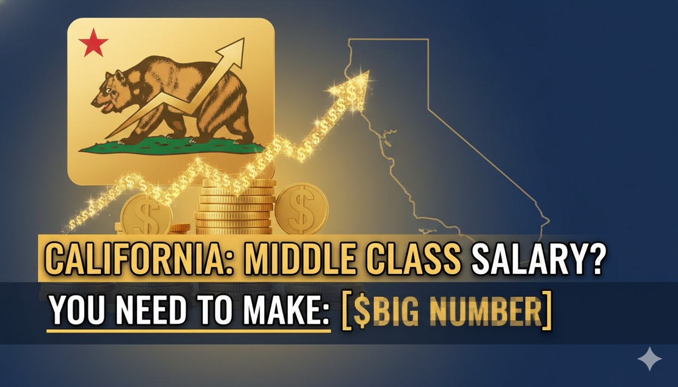 In California, the minimum household income required to be considered middle class stands at approximately $61,000 annually, with the full middle-class range extending up to around $184,000 per year. This threshold reflects the state’s elevated cost of living, driven by housing, transportation, and everyday expenses that far exceed national averages.