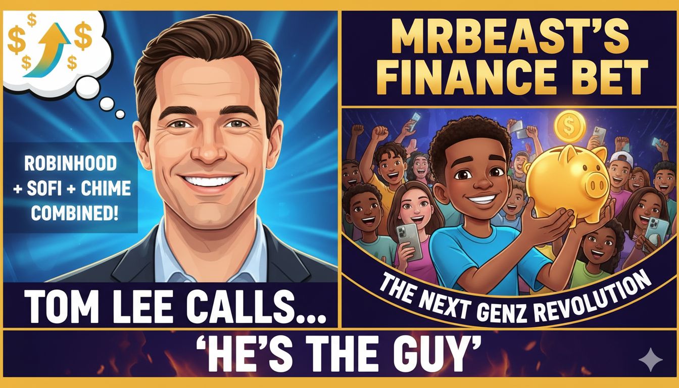 Tom Lee Calls MrBeast’s Finance Bet The Next ‘Robinhood, SoFi, Chime Combined’ For GenZ—’He’s The Guy’