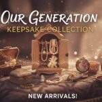 Two limited-edition Our Generation Easter dolls from the 2026 Keepsake Collection, Sunny and Blossom, posed with spring floral elements and pastel outfits.