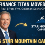 Paul Efron, former Goldman Sachs General Partner, now Senior Advisor at Star Mountain Capital, professional headshot in business attire against financial district background.