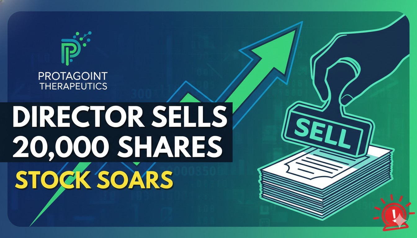 Protagonist Therapeutics Director Sells 20,000 Shares Amid Strong Stock Performance