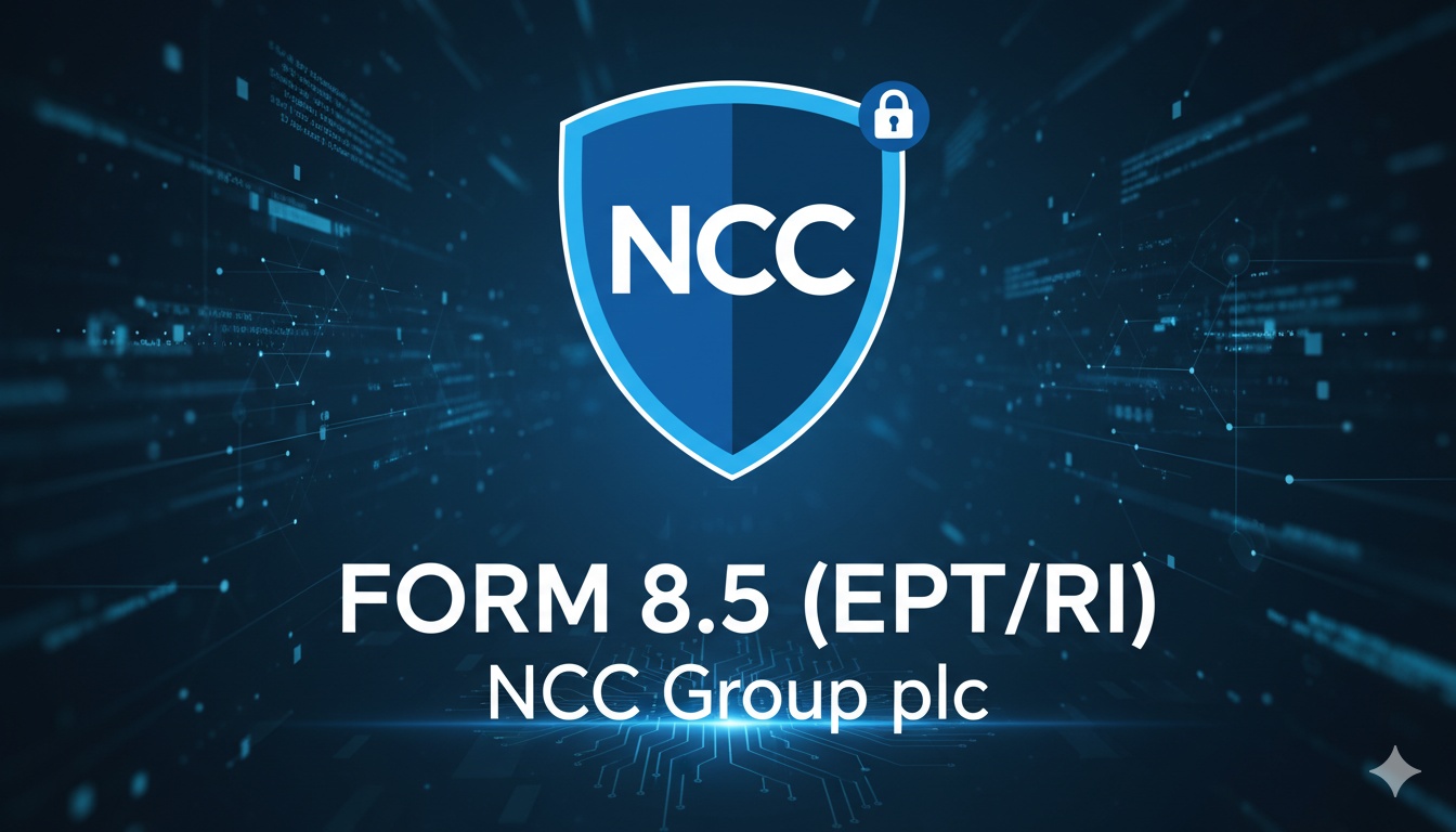 Form 8.5 (EPT/RI) Filings Signal Active Market Making in NCC Group plc Amid Strategic Shifts