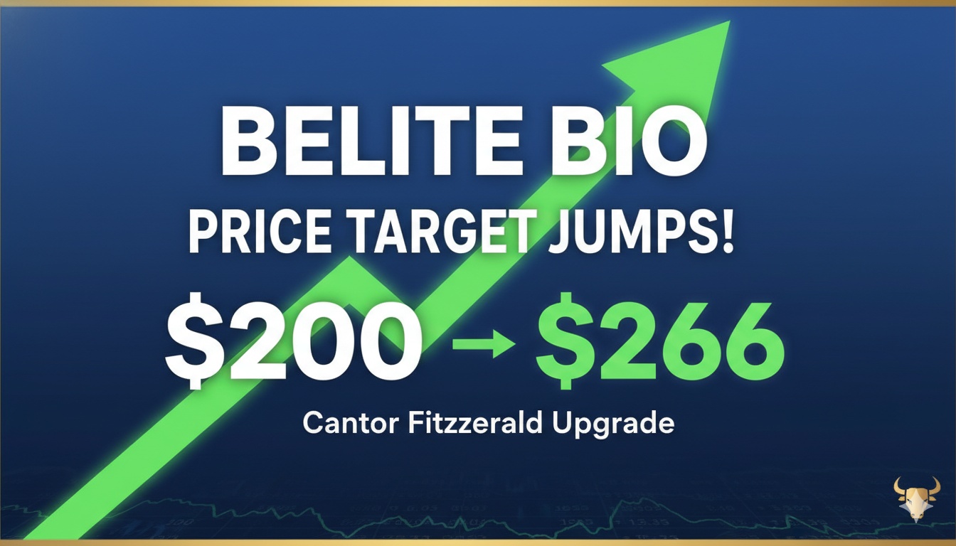 Cantor Fitzgerald Boosts Belite Bio Price Target to $266 on Stronger Pricing Outlook for Tinlarebant