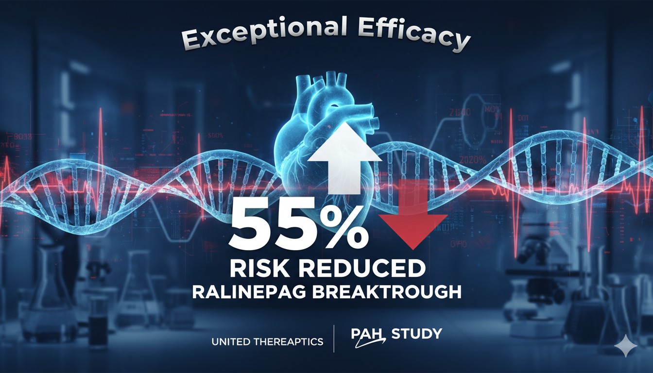 Ralinepag Delivers Landmark 55% Risk Reduction in Clinical Worsening for Pulmonary Arterial Hypertension Patients in Pivotal Phase 3 Trial