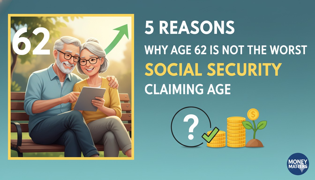 The title of the article is: 5 Reasons Why Age 62 Is Not the Worst Social Security Claiming Age